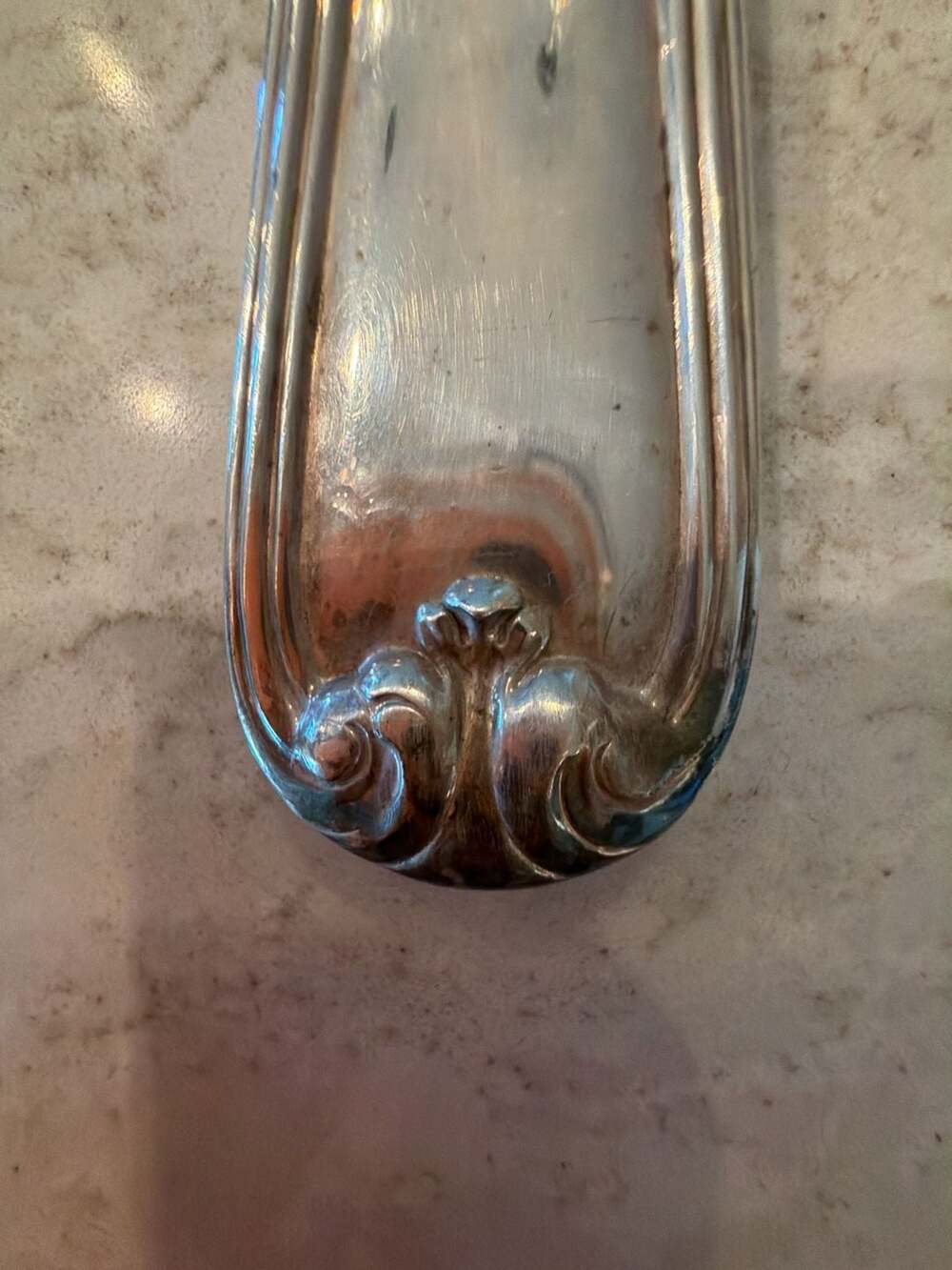 Set of 2 Gorham Heritage Silverplate serving Spoons - Picture 2 of 4